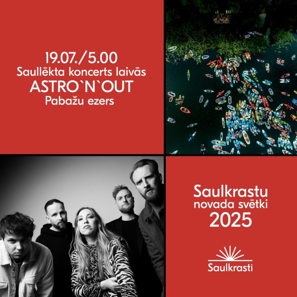 Saullēkta koncerts ar Astro`n`out Pabažu ezerā